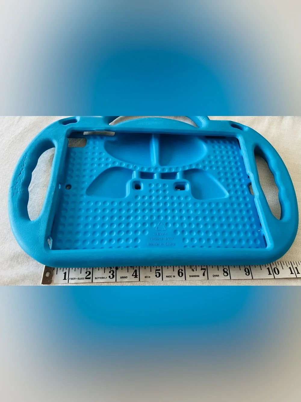 Blue Kids Tablet Foam Case with Handles & stand 11x7”